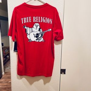 True Religion Ruby Red Buddha Tee